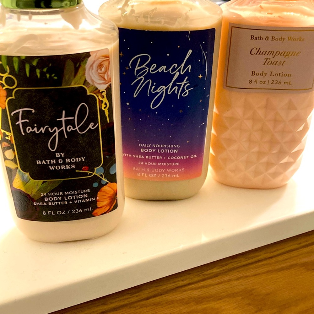 Set of 3 NWT Bath & Body Works champagne toast, Fairytale & beach nights - Picture 13 of 15